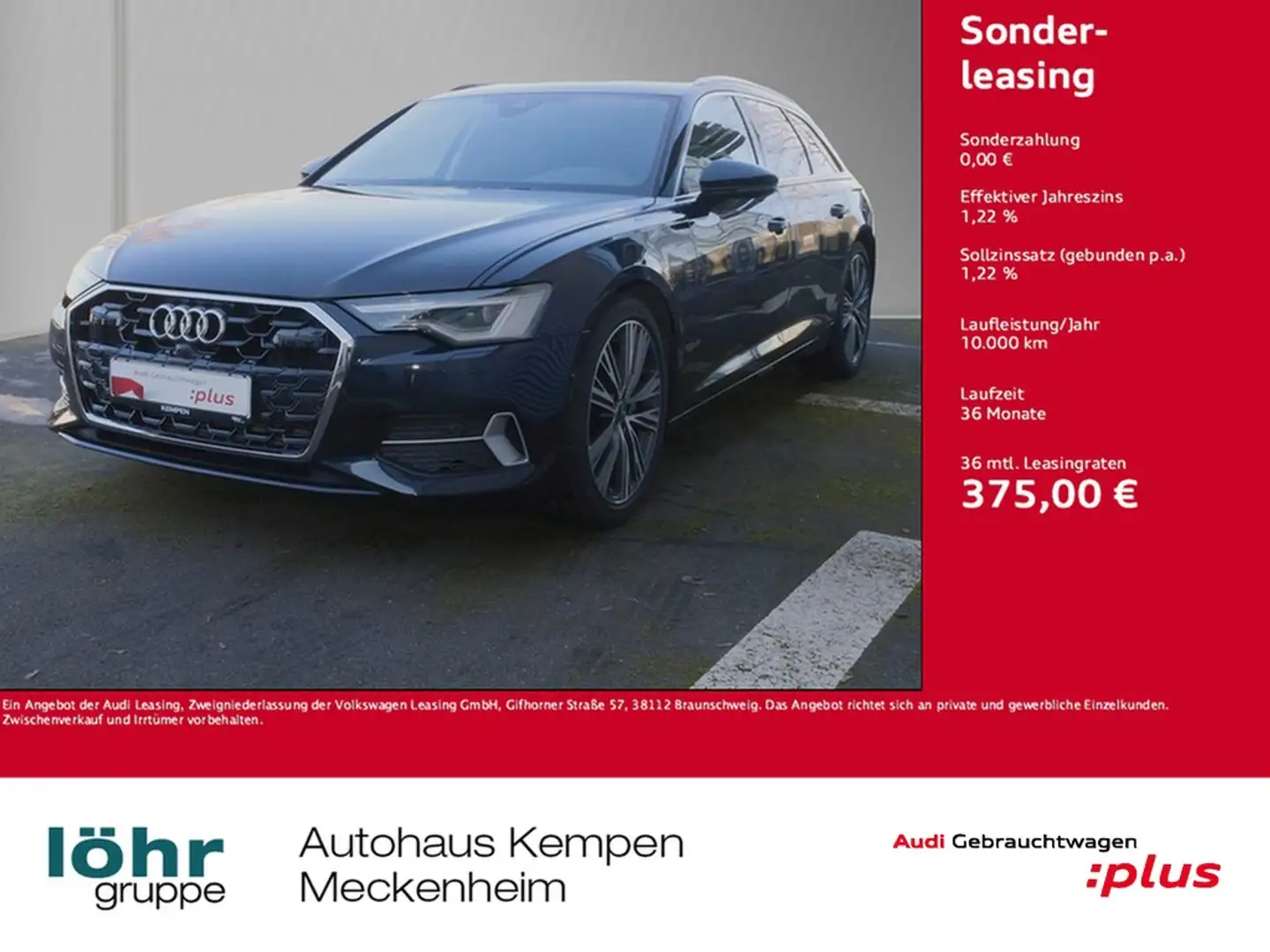 Audi A6 Avant 45 TFSI 20" ASL Matrix HuD advanced Blau - 1