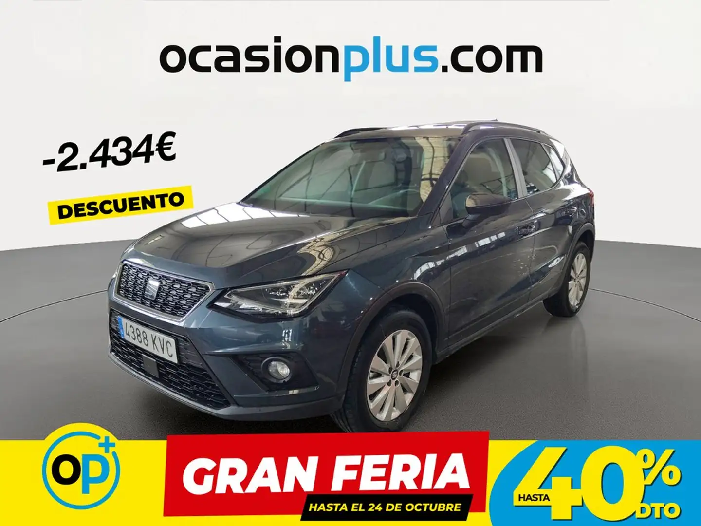 SEAT Arona 1.6TDI CR S&S Style 95 Gris - 1