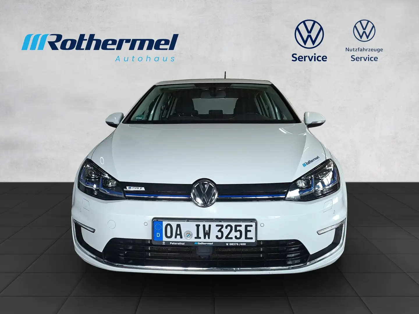 Volkswagen Golf 👉 vollelektrisch; klimafreu stilvoll unterwegs! Blanc - 1