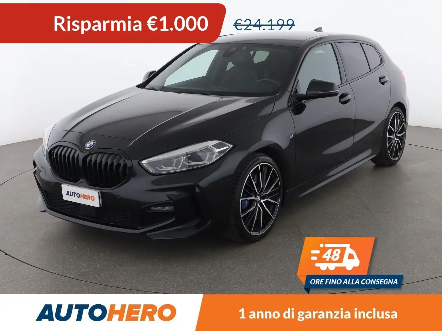 BMW 118 118d Msport Nero - 1