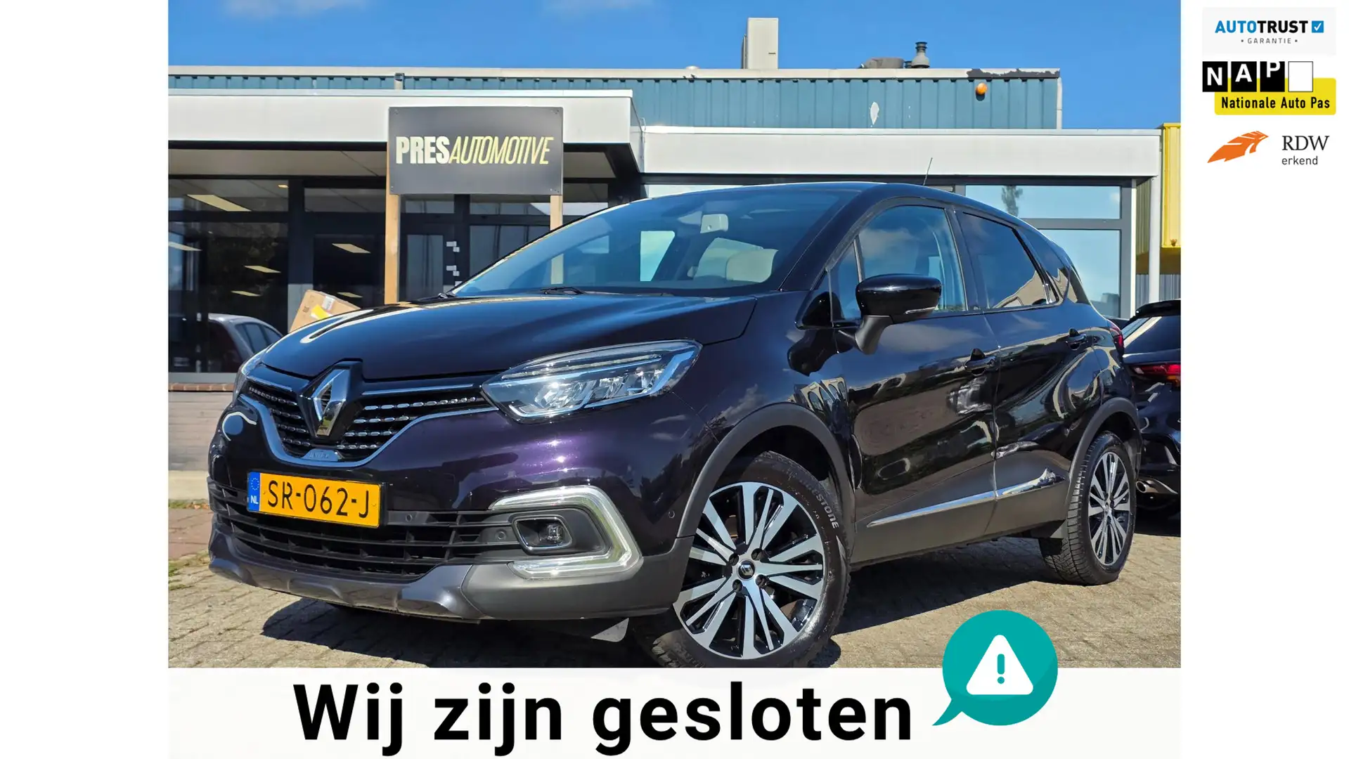 Renault Captur 1.2 TCe Initiale Paris | VOL OPTIE! Paars - 1