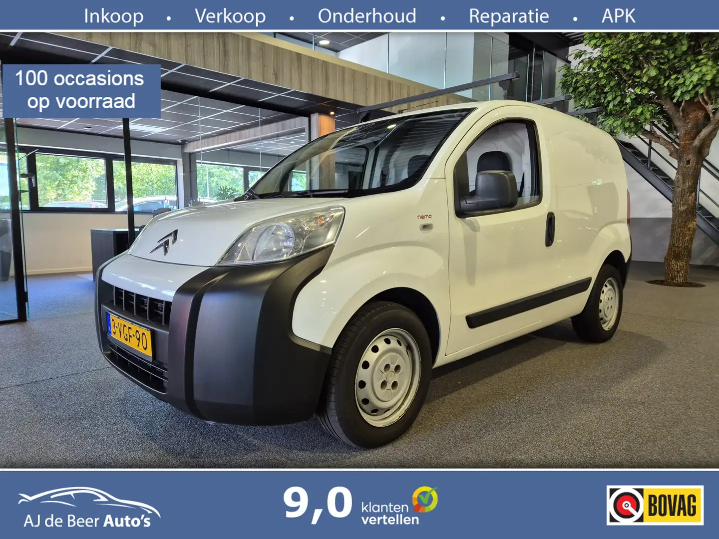 Citroen Nemo 1.4 HDi Trekhaak | Airco | Dakdragers 3x | Nette a Wit - 1