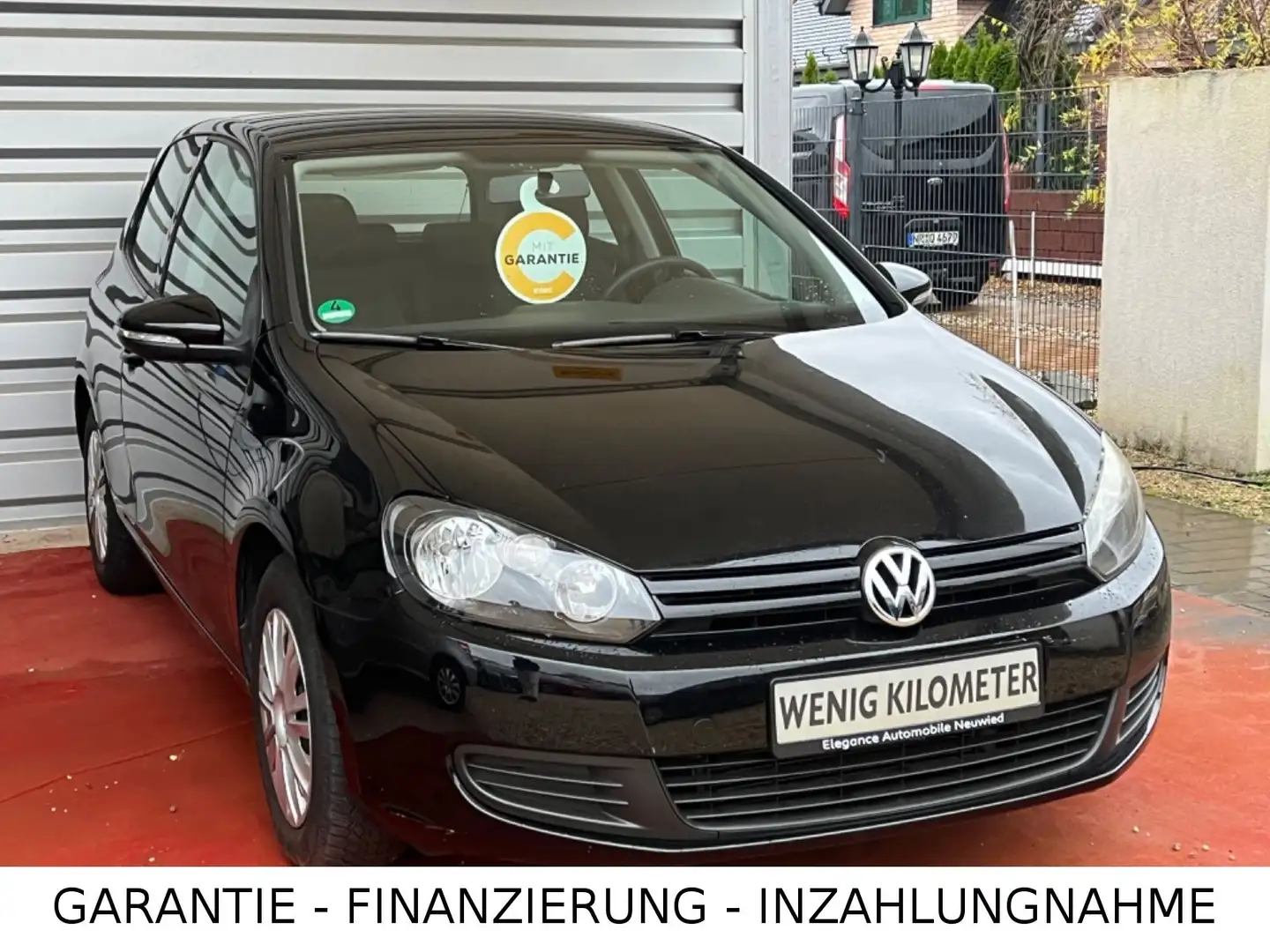 Volkswagen Golf VI 1,4/Garantie/1.Hand/Rentnerfzg/WENIG KM Schwarz - 1