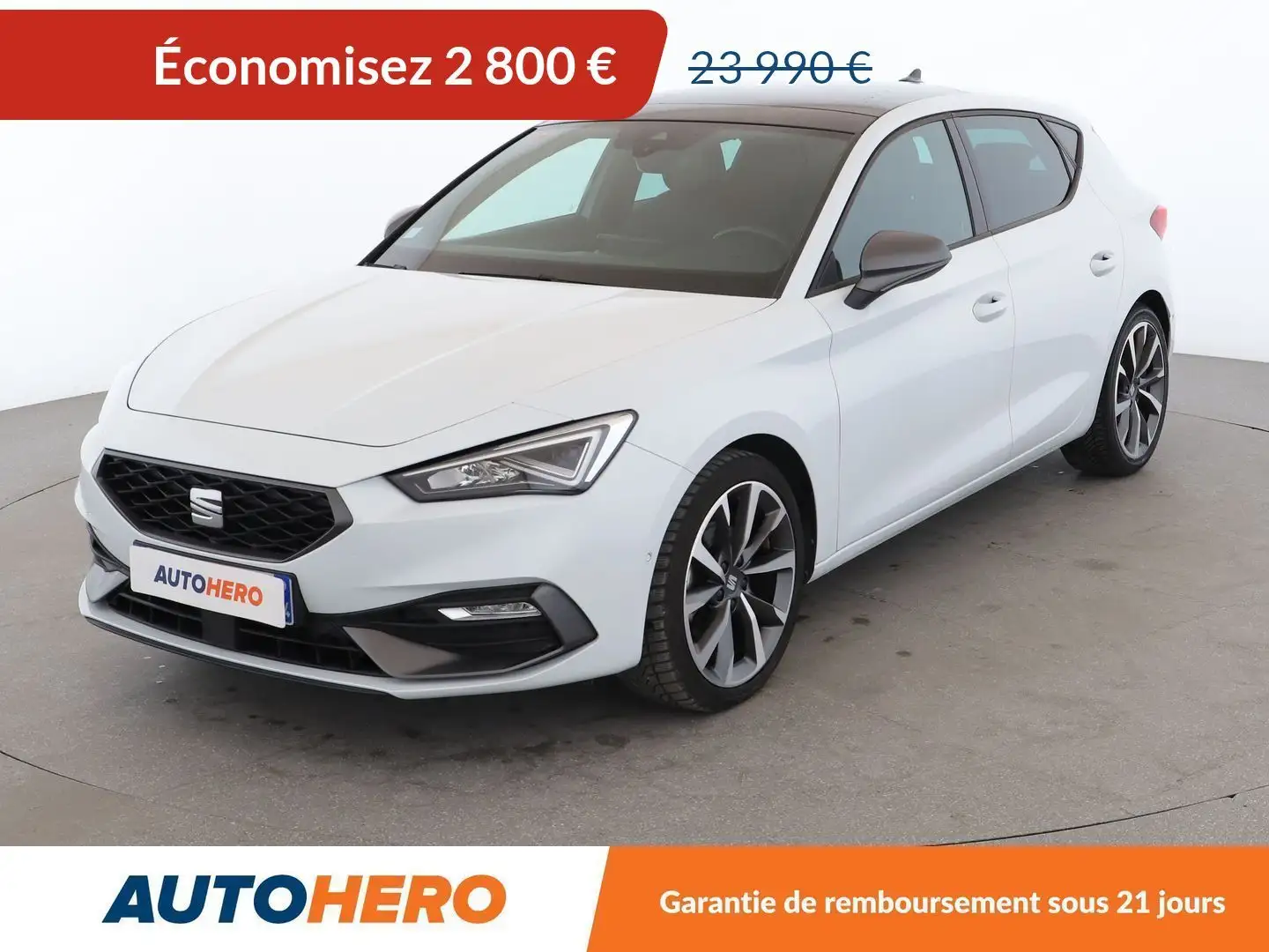 SEAT Leon 1.5 eTSI FR DSG7 Blanc - 1