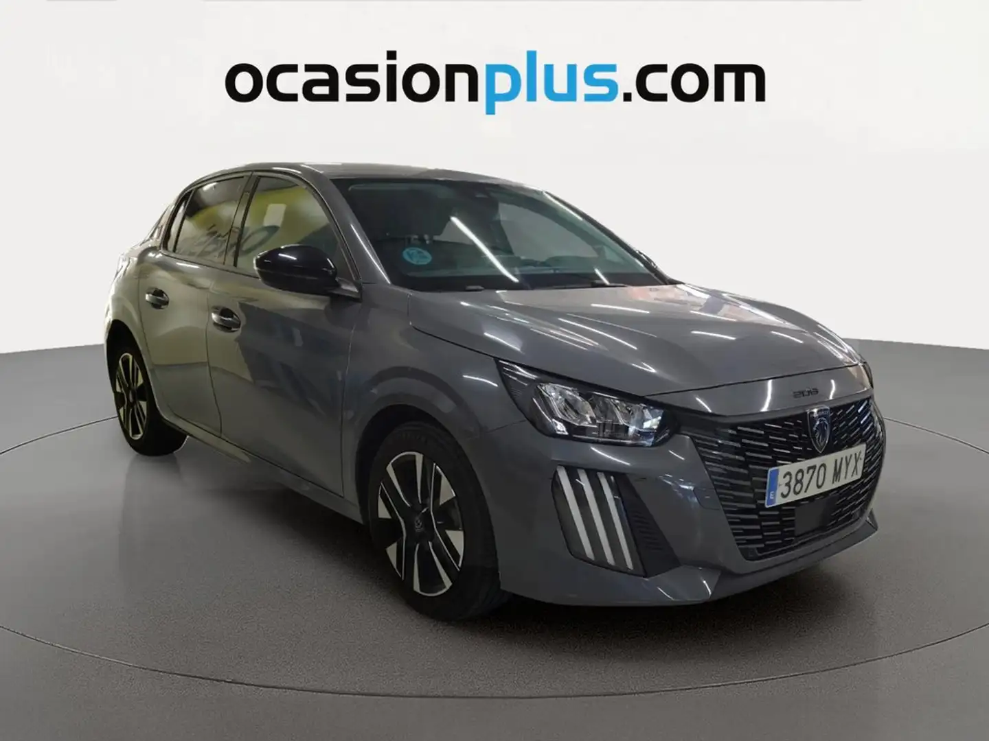 Peugeot 208 1.2 Puretech S&S Allure 100 Gris - 2