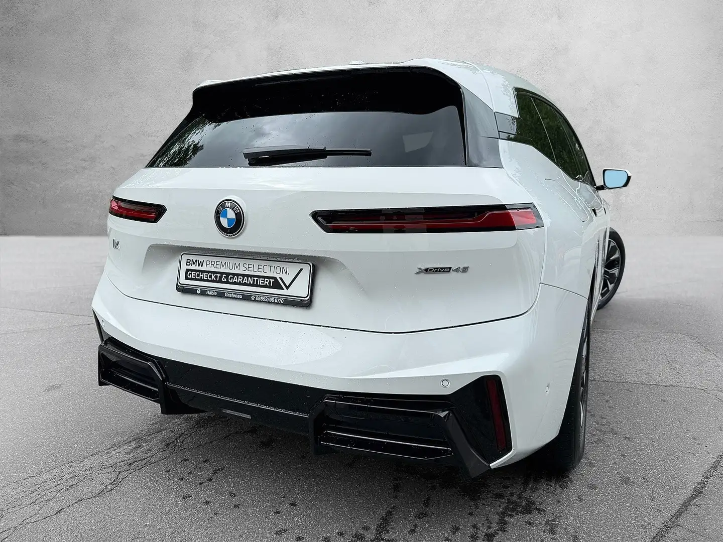 BMW iX xDrive45 M Sportpaket HK HiFi DAB LED AHK Blanc - 2
