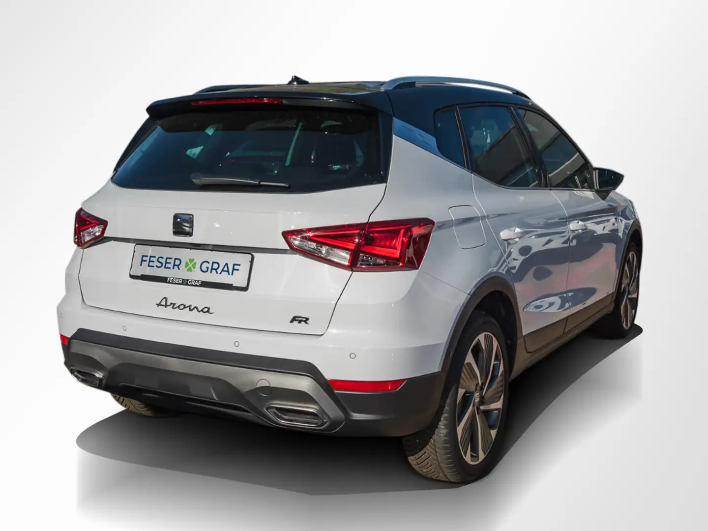 SEAT Arona FR 1.0 TSI DSG/NAVI/FULLLINK/SHZ/RFK/GRA Blanc - 2