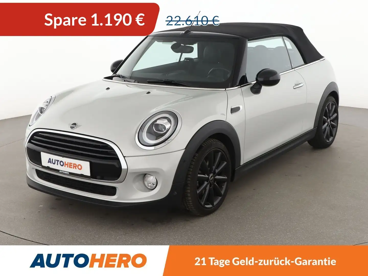 MINI Cooper Cabrio Cooper Aut.*NAVI*LED*TEMPO*H&K*PDC*SHZ* Weiß - 1