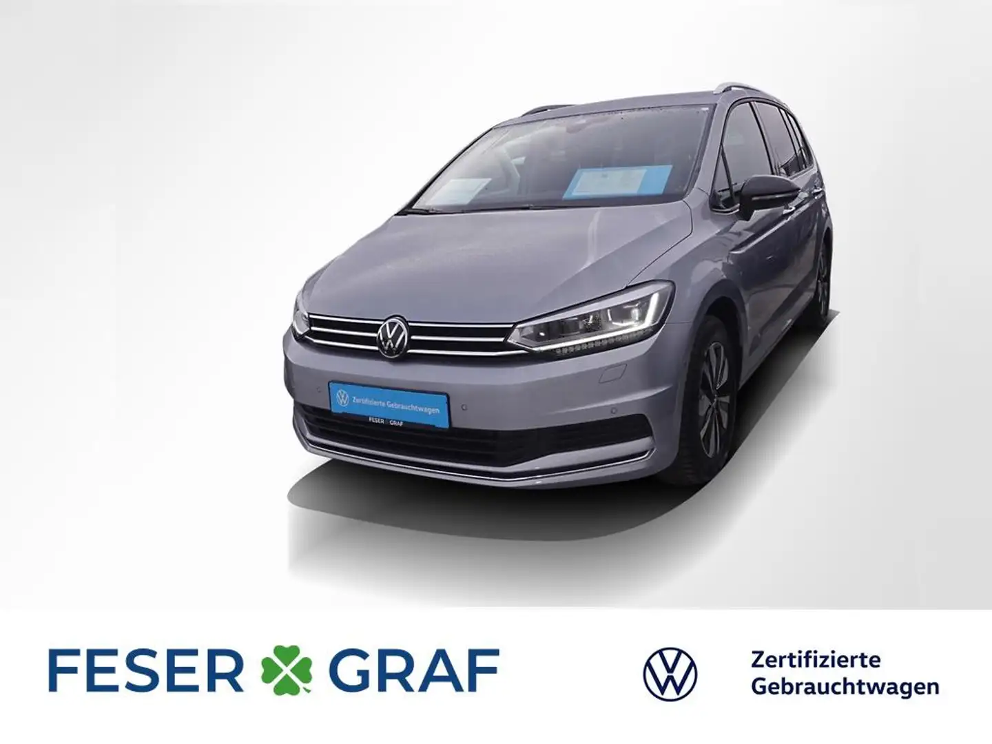 Volkswagen Touran 2.0 TDI Goal DSG 7Si ACC AHK LED Navi 16" Silber - 1