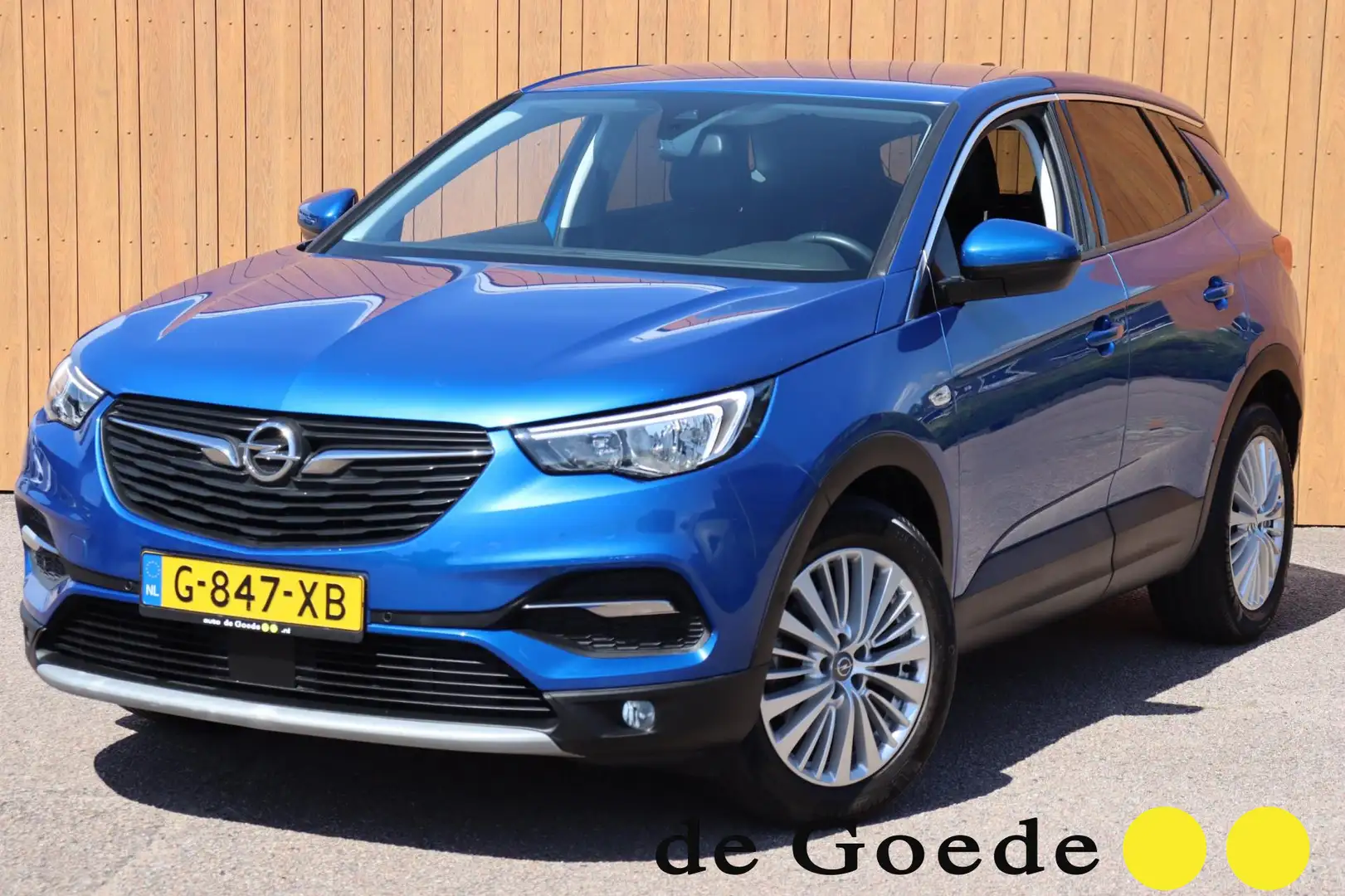 Opel Grandland X 1.2 Turbo Innovation org. NL comfort-stoelen el.kl Blauw - 1