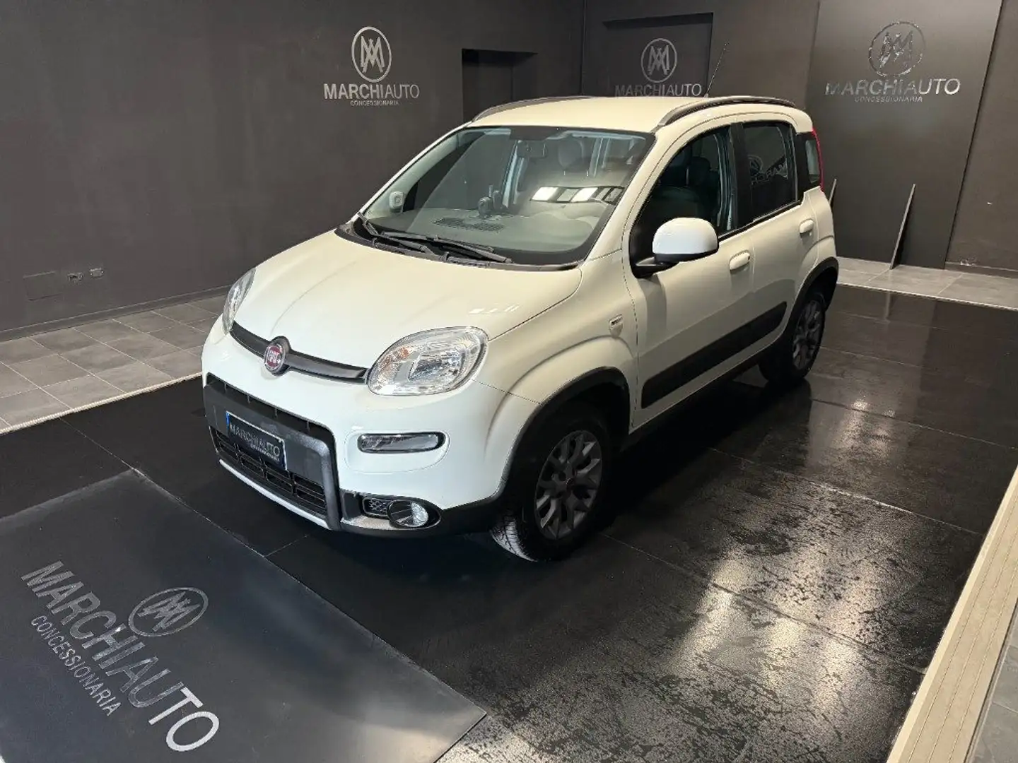 Fiat Panda 0.9 TwinAir Turbo 4x4 + GPL Blanc - 1