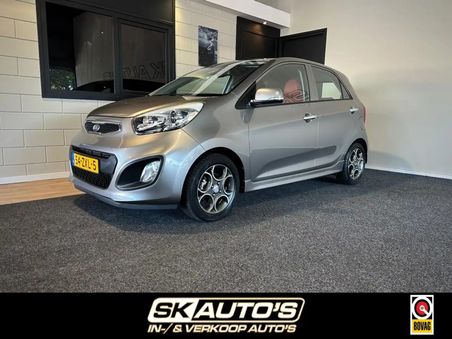 Kia Picanto 1.0 CVVT ISG DES.ED. RIJKLAAR l PDC l LEDER l AIRC Grijs - 1