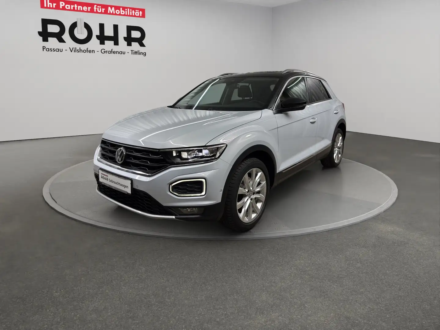 Volkswagen T-Roc Style (AHK.Pano.Navi.Einparkhilfe.LED.ACC) 2.0 TDI Plateado - 2