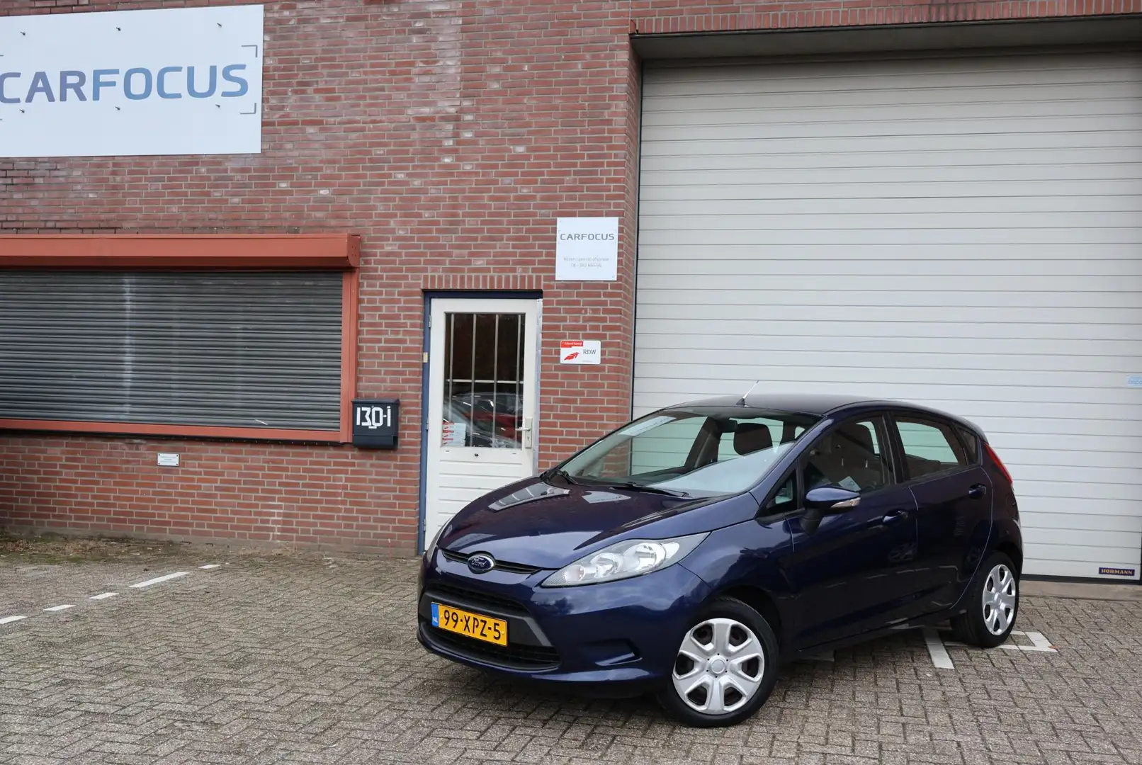 Ford Fiesta 1.25 Champion 08-26 APK 1e eigenaar Airco NAP Azul - 1