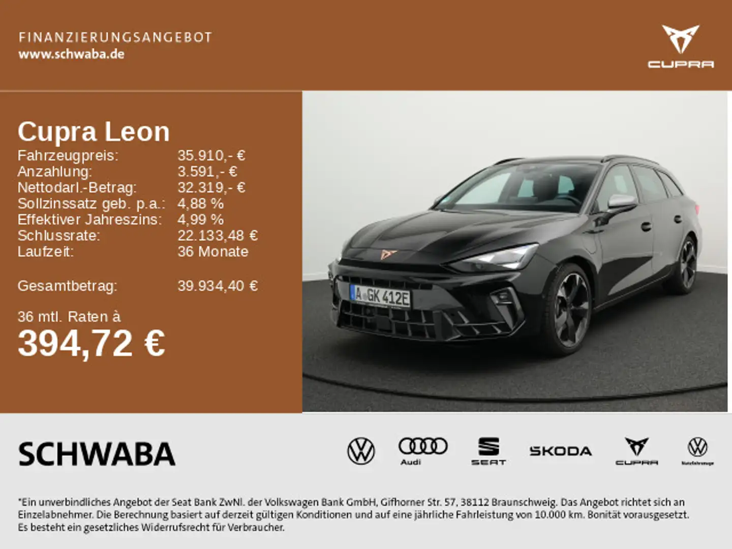 CUPRA Leon Sportstourer 1.5 e-HYBRID *LED*VIRTUAL*18"* Schwarz - 1