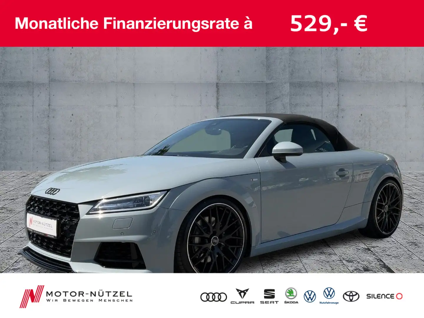 Audi TT 45TFSI S-LINE 5JG+BI-XEN+NAV+SHZ+20" Grau - 1