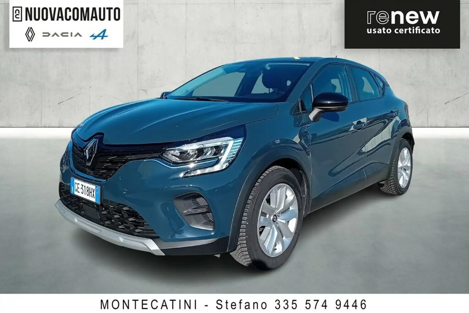 Renault Captur 1.0 tce Zen Gpl 100cv my21 Blu/Azzurro - 1