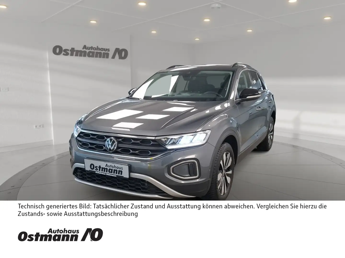 Volkswagen T-Roc 1.0 TSI Goal LED Navi SHZ PDC LM Climatr. Grau - 1