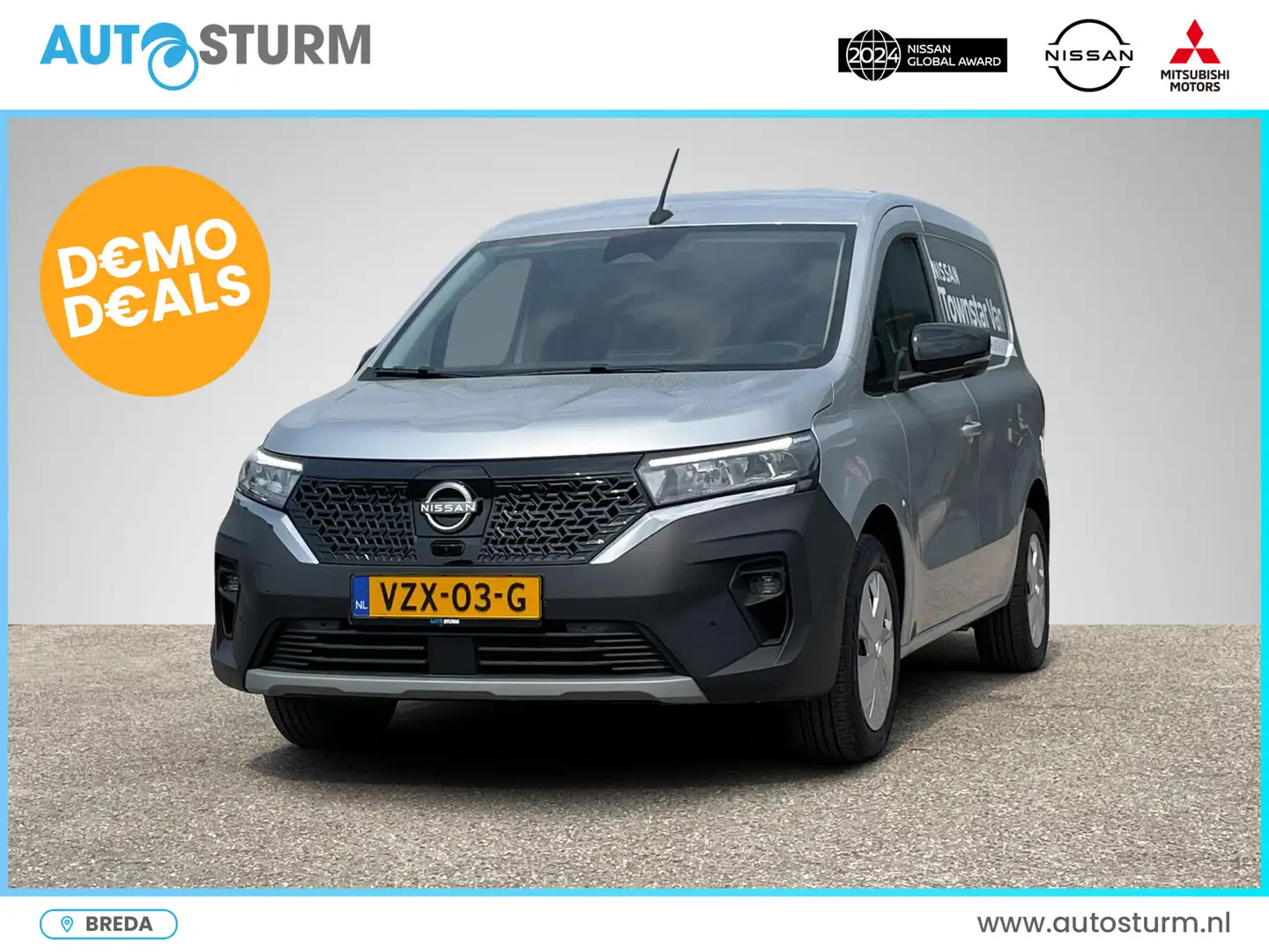 Nissan Townstar Tekna L1 45 kWh Nissan TOWNSTAR Tekna L1 45 kWh Zilver - 1