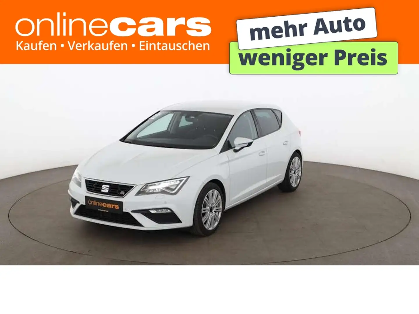 SEAT Leon 1.4 TSI FR Aut LED RADAR NAVI SITZHZG PDC Weiß - 1