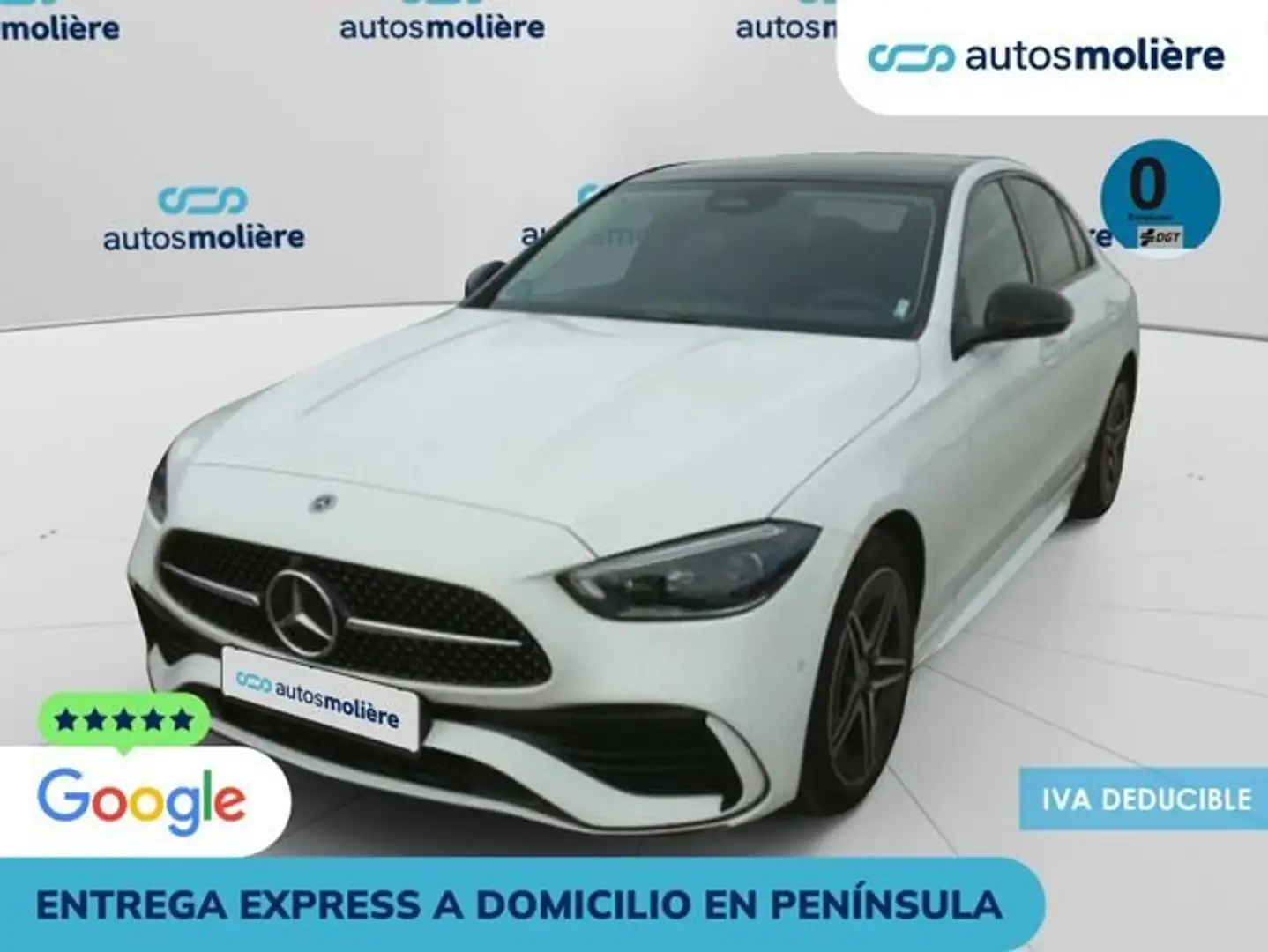 Mercedes-Benz C 230 300+e+230+kW+%28313+CV%29 Blanc - 1