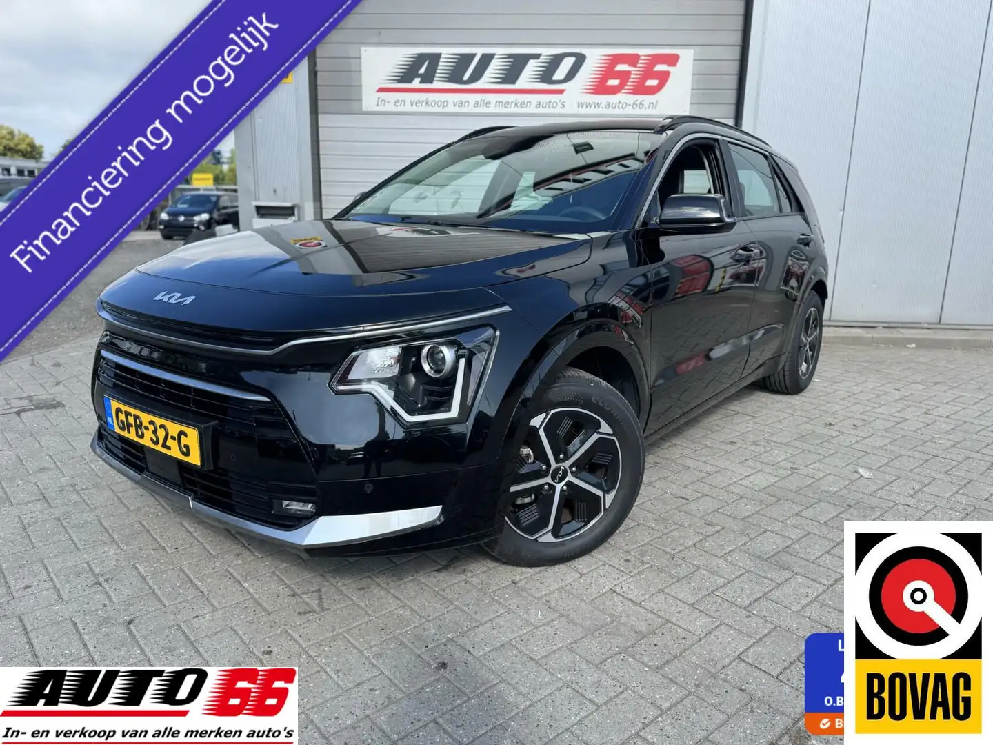 Kia Niro 1.6 GDi Hybrid DynamicPlusLine Zwart - 1