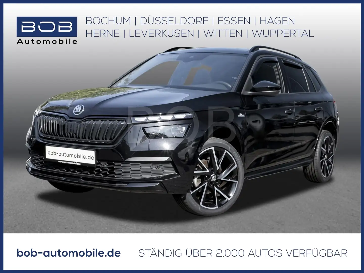 Skoda Kamiq Monte Carlo NAVI KAMERA PANO 1.HD Schwarz - 1