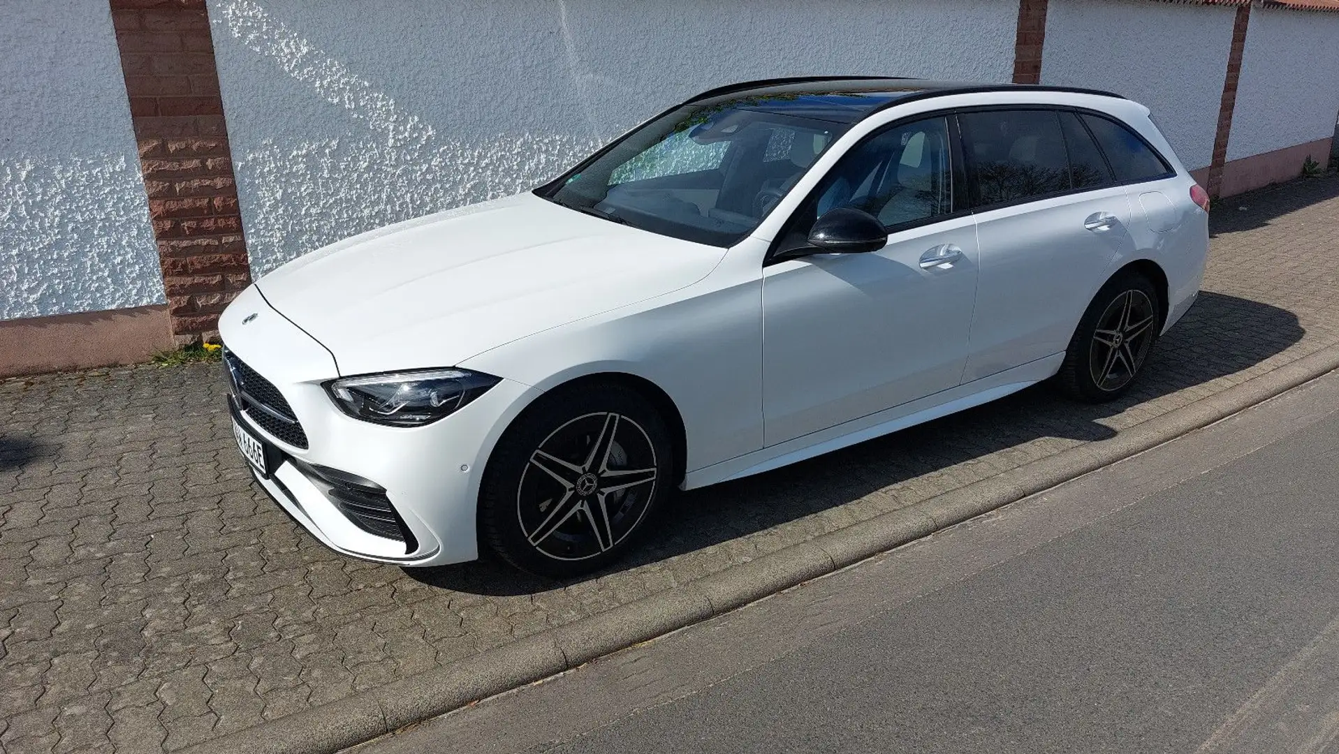 Mercedes-Benz C 300 e T AMG Designo Manufaktur fast Vollausst.! Blanco - 1