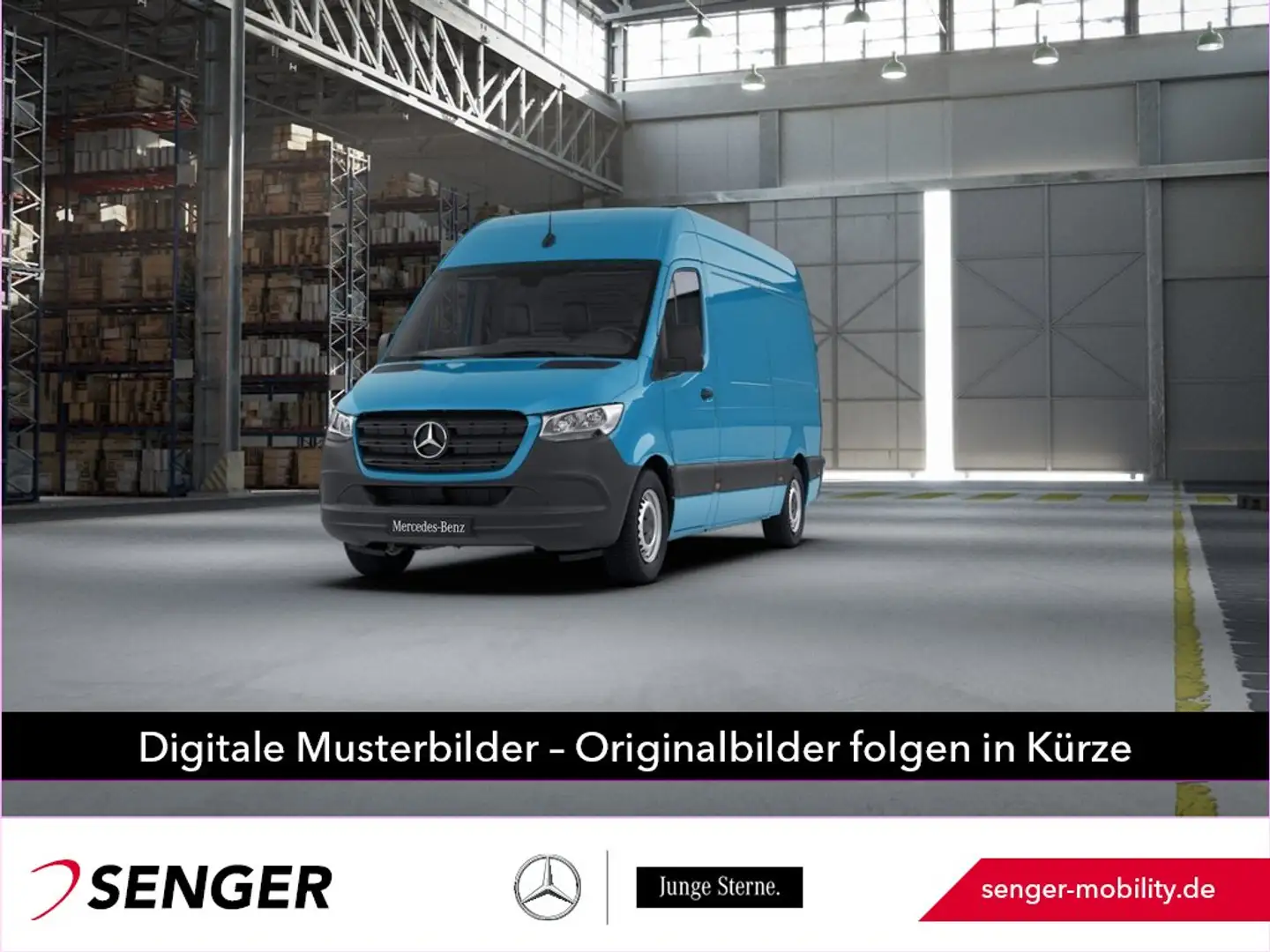 Mercedes-Benz Sprinter 316 CDI KA L2H2 MBUX Klima AHK3,5t Holz Bleu - 1