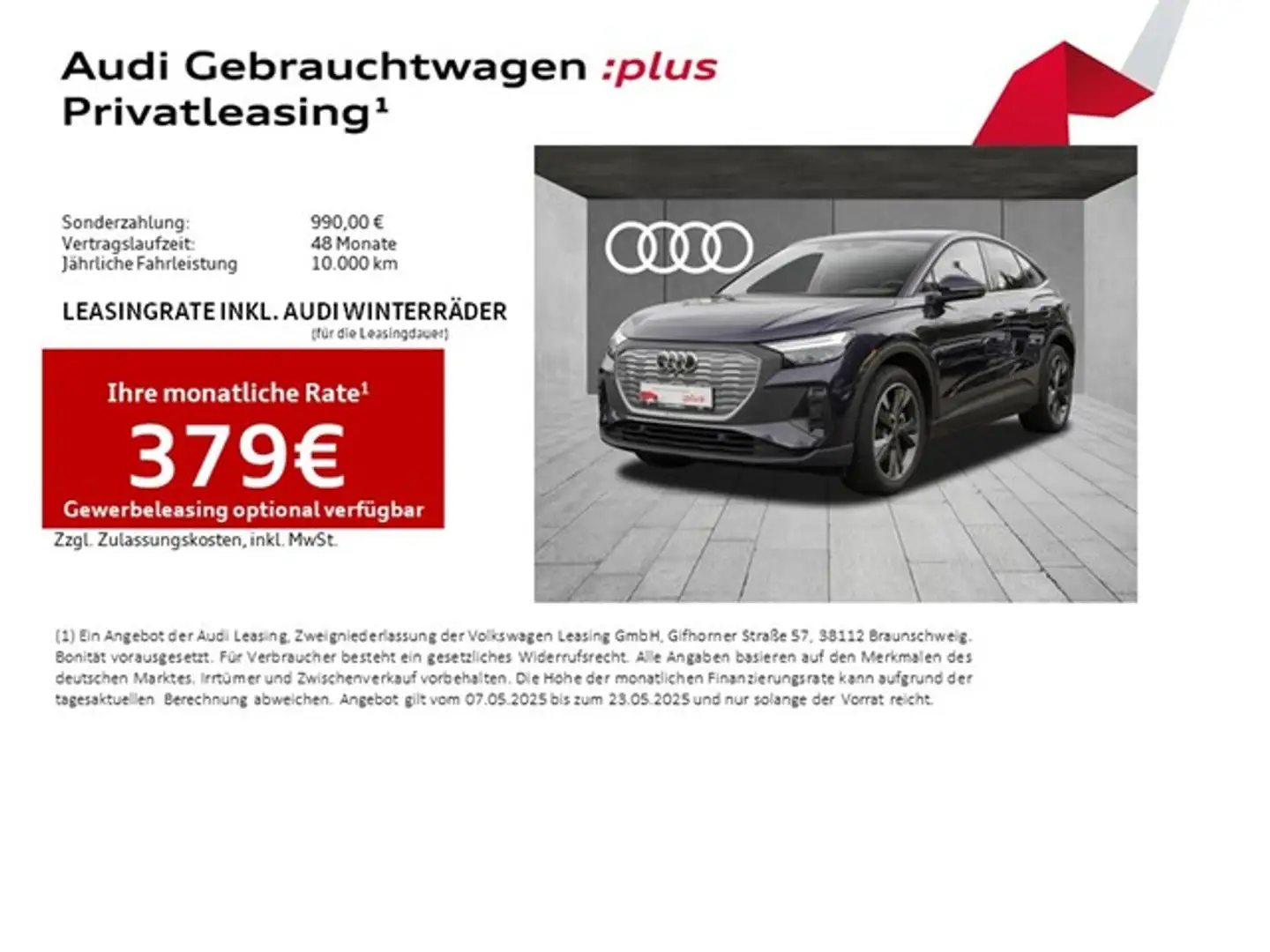 Audi Q4 e-tron Sportback 45 AHK Sports. LM20 Wärmepumpe Fialová - 2