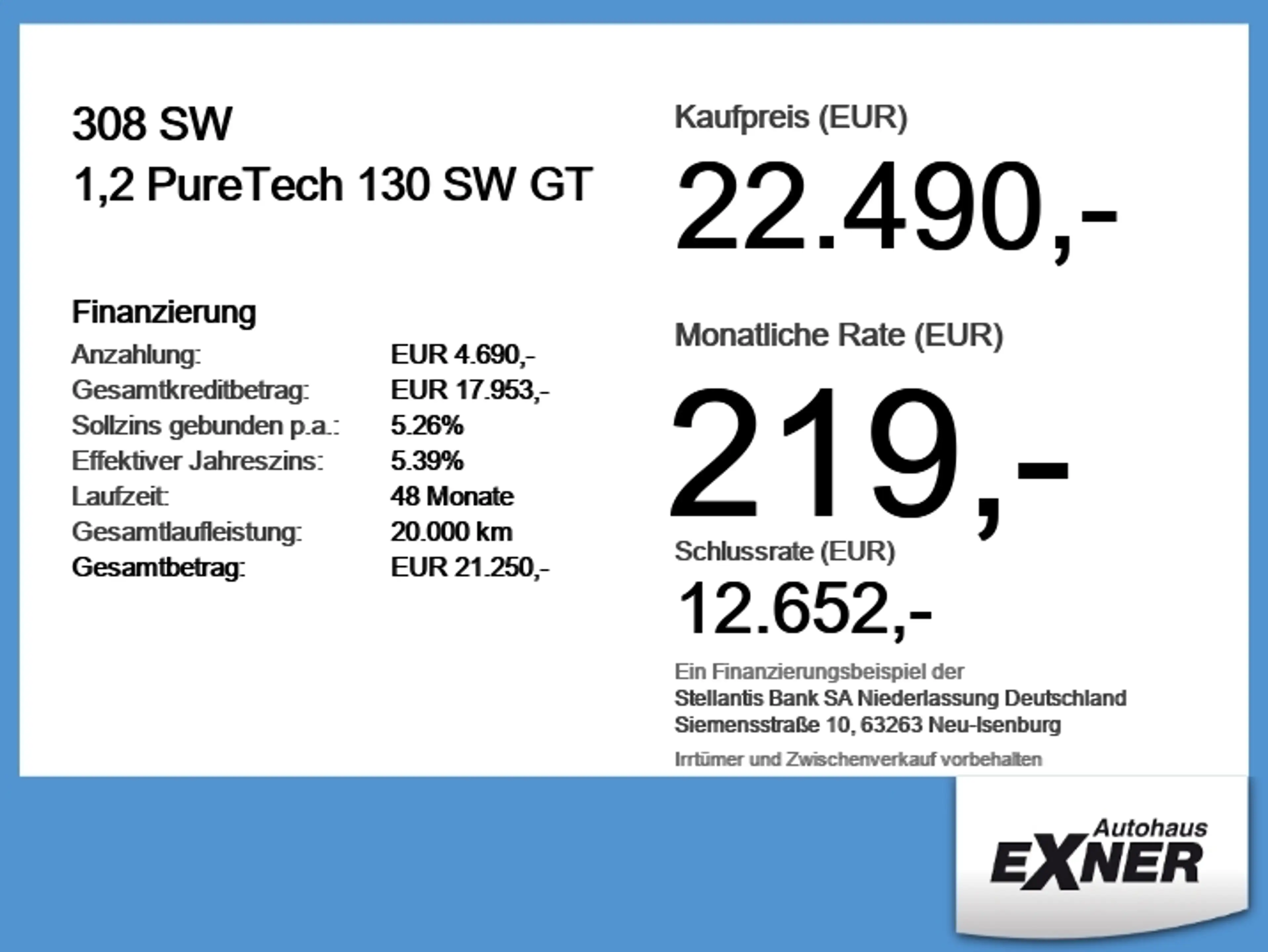 Peugeot 308 SW 1,2 PureTech 130 SW GT LED+Navi+2xKlima+ — photo 6