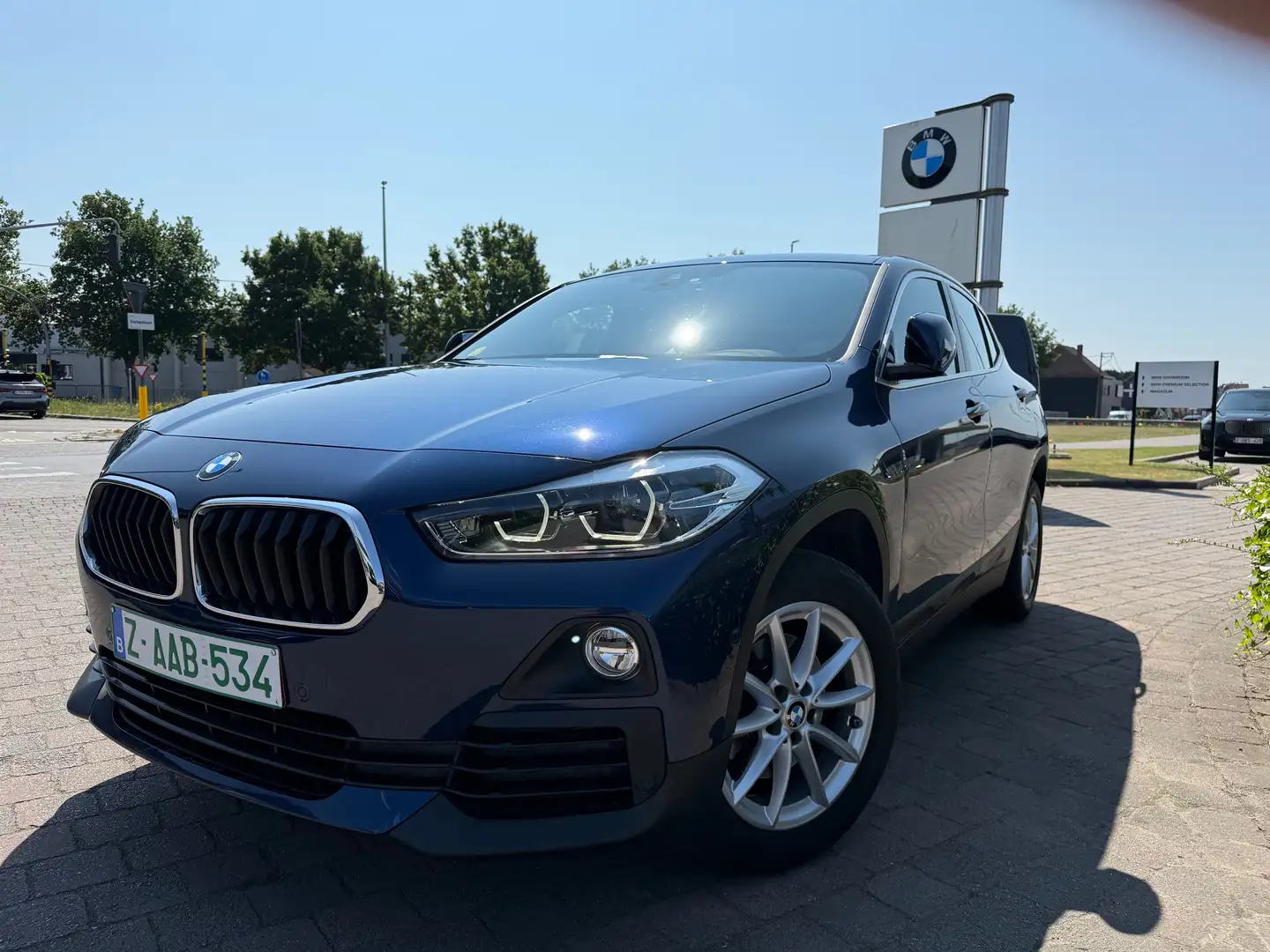 BMW X2 2.0 dAS sDrive18,Carnet BMW,C.T.+Car-Pass!GARANTIE Bleu - 2