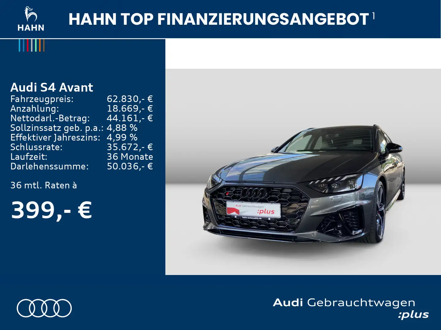 Audi S4 3.0TDI quattro S tronic Virtual Matrix Šedá - 2