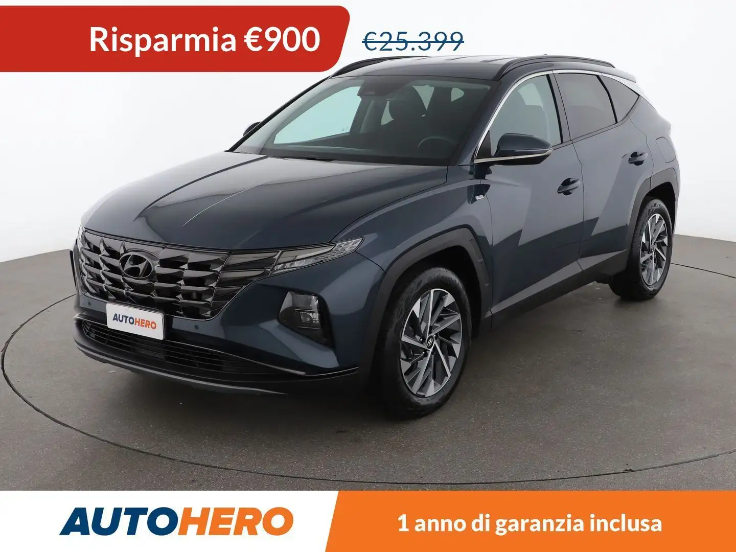 Hyundai TUCSON 1.6 T-GDI Mild-Hybrid XLine MHEV Blu/Azzurro - 1