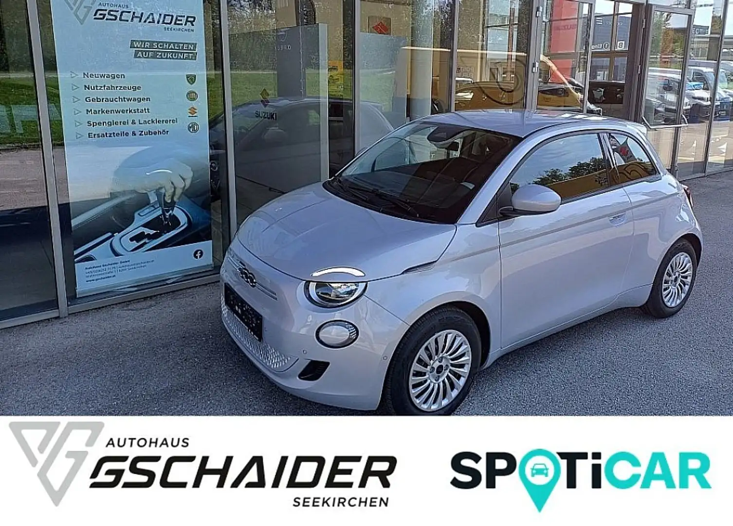 Fiat 500e 500 Elektro 500 42 kWh Blauw - 1
