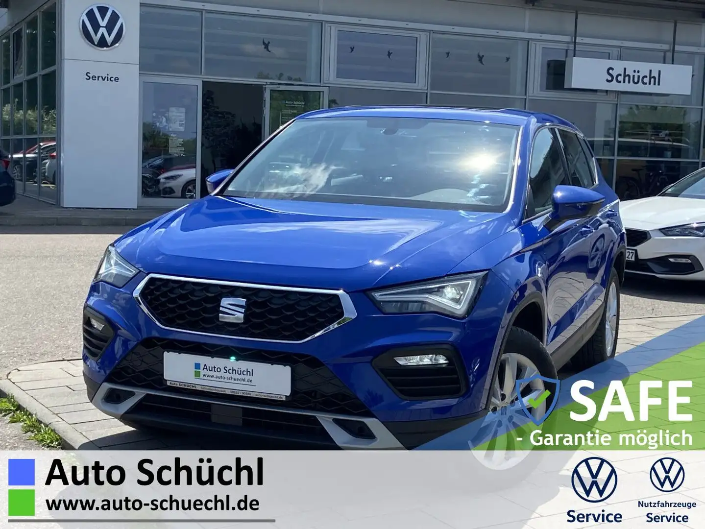 SEAT Ateca 2.0 TDI DSG 4-DRIVE Style AHK+EL.HECK+NAVI Blau - 1