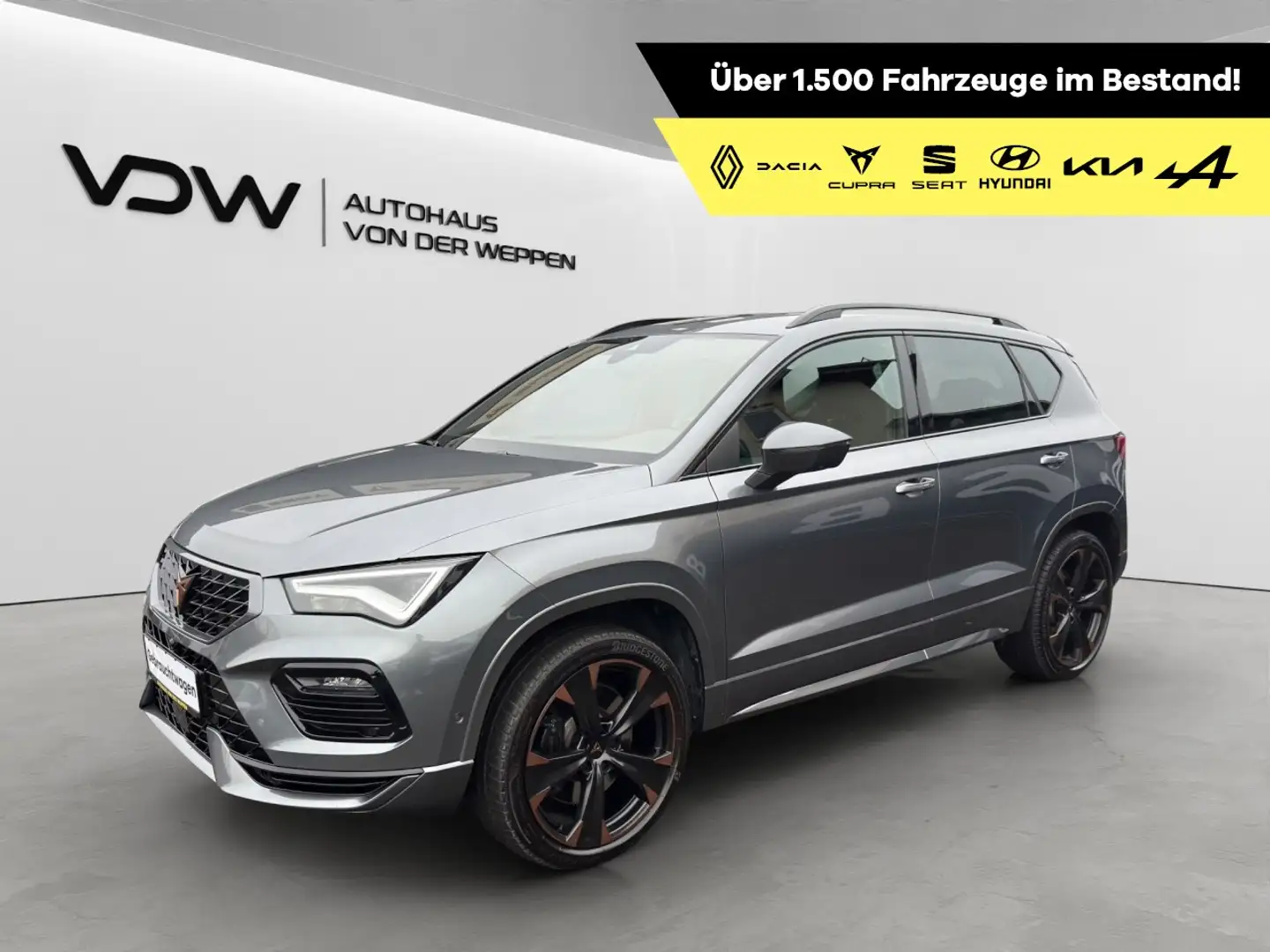 CUPRA Ateca VZ 4Drive 2.0 TSI 360 Kamera, Totwinkelas. Klima Gris - 1