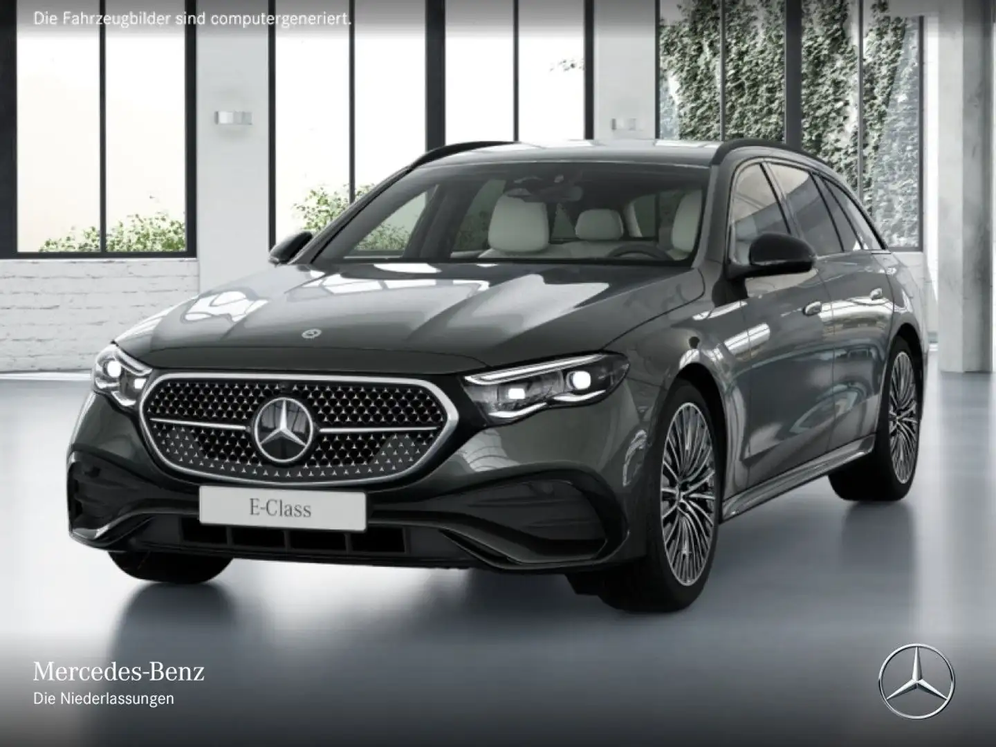 Mercedes-Benz E 300 e T Hybrid AMG 360° Burmester Distr. AHK PTS Grau - 2