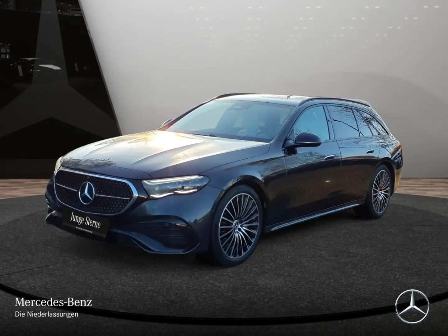 Mercedes-Benz E 300 e T Hybrid AMG 360° Burmester Distr. AHK PTS Gris - 2