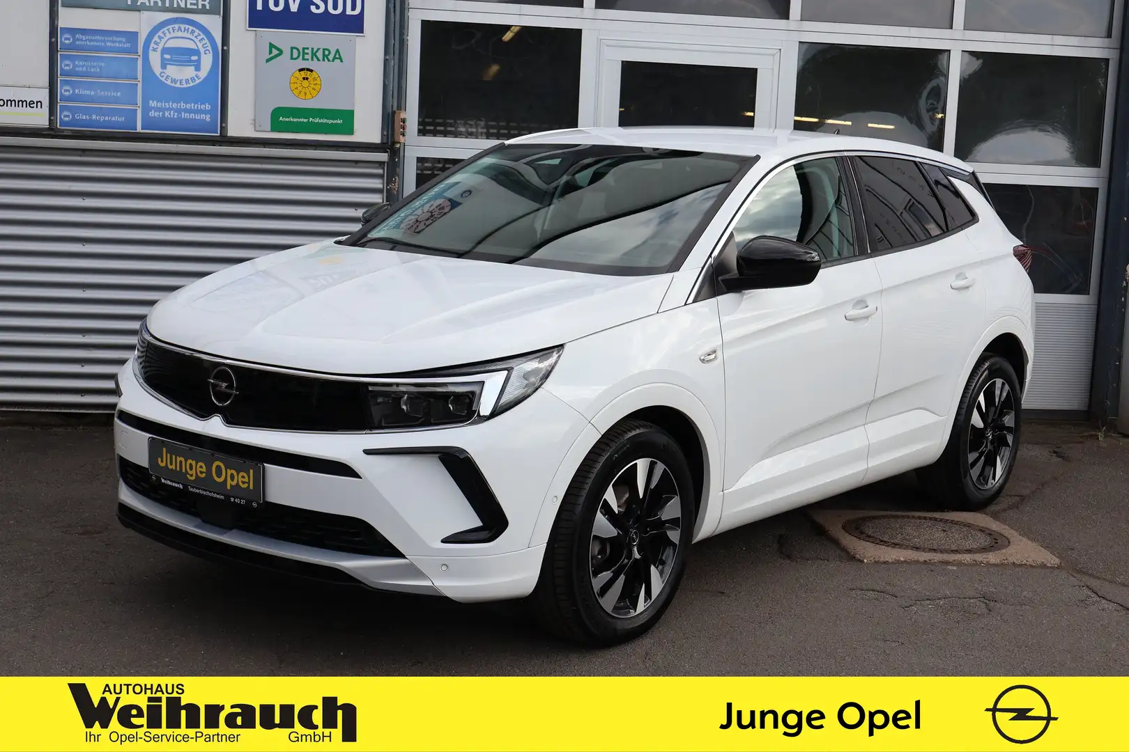 Opel Grandland 1.5 Diesel AT8 Elegance+AHK+ACC+ Blanc - 1