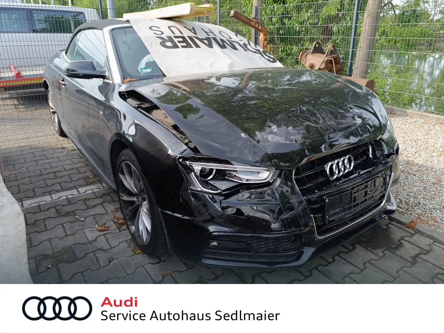 Audi A5 Cabriolet 2.0 TFSI S-Line NAV|SHZv+h|Klima|PDC Negru - 1