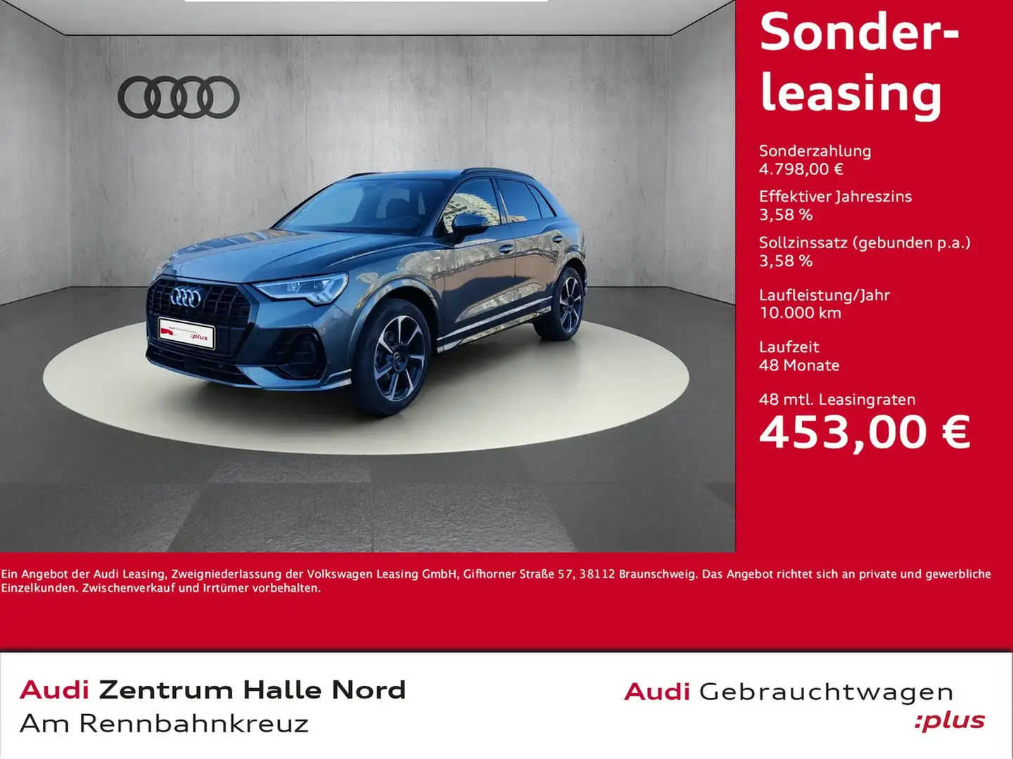 Audi Q3 S line 35 TFSI S tronic Grau - 1
