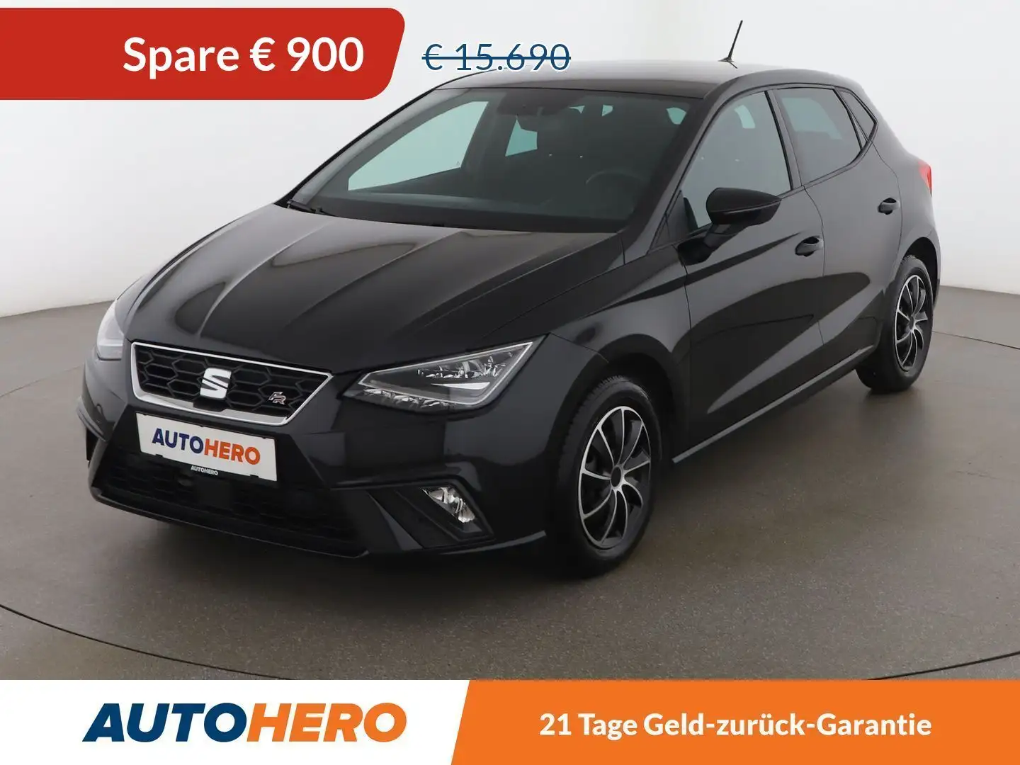 SEAT Ibiza 1.0 TSI FR *LED*ACC*CAM*NAVI* Schwarz - 1
