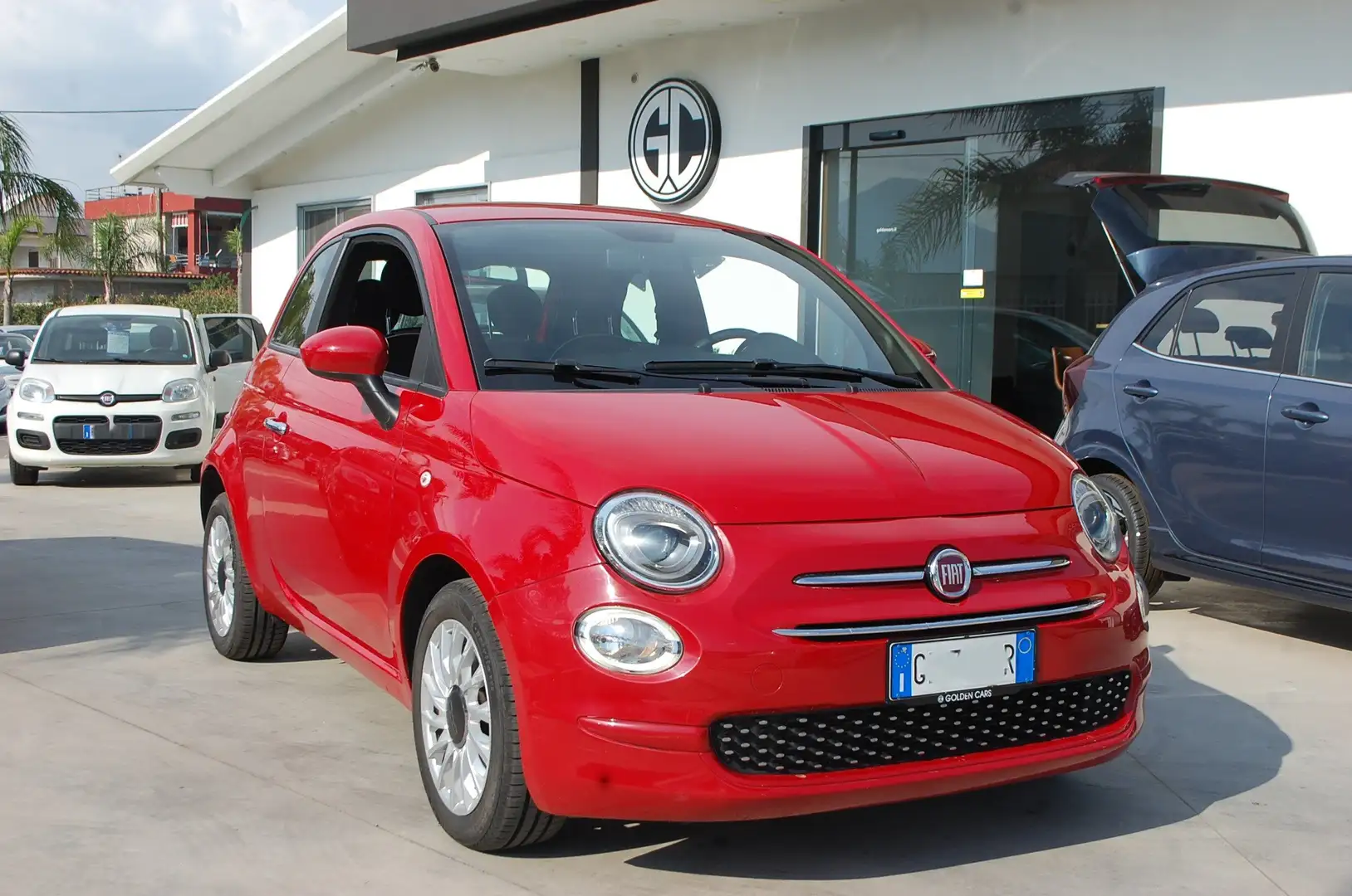 Fiat 500 1.0 hybrid Lounge 70CV Uff Italy Lega USB App Rosso - 1