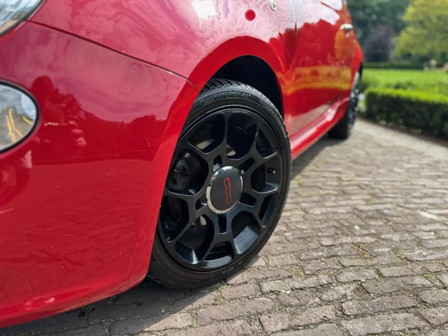 Fiat 500C 0.9 TwinAir Turbo 500S | Airco | Nieuwstaat | NWE Rood - 2