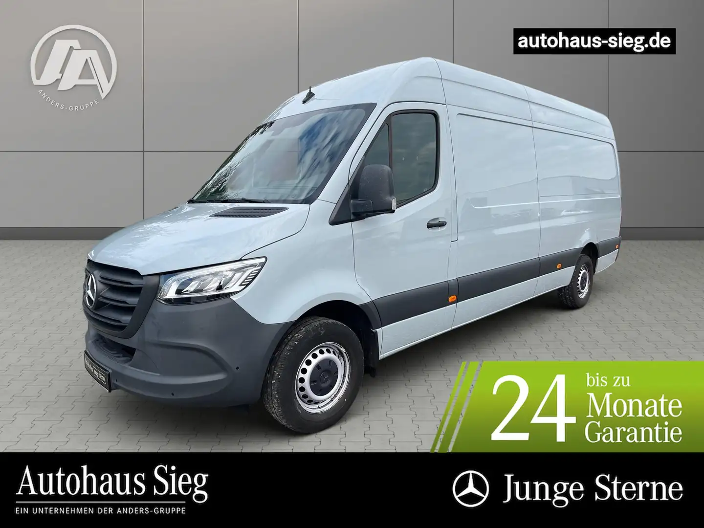 Mercedes-Benz Sprinter 315 Kasten L3H2 MBUX*AUT*NAVI*RFK*LED Silber - 1