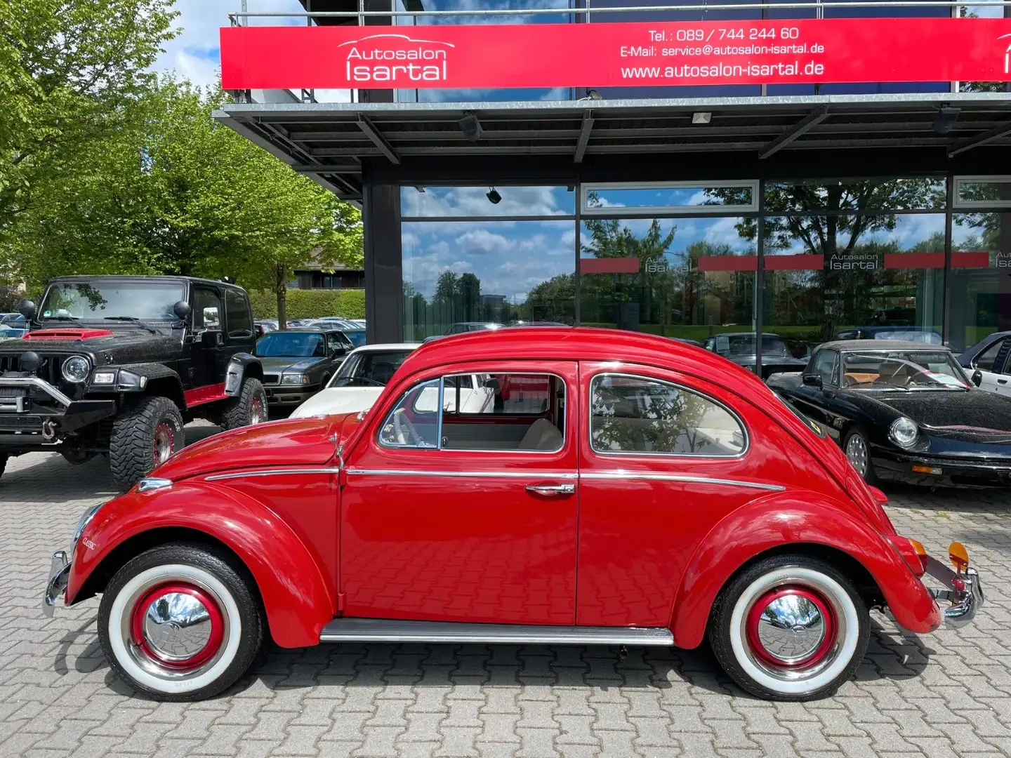 Volkswagen Käfer 1200  - dt. Fzg. - 2. Hd. - restauriert Czerwony - 2