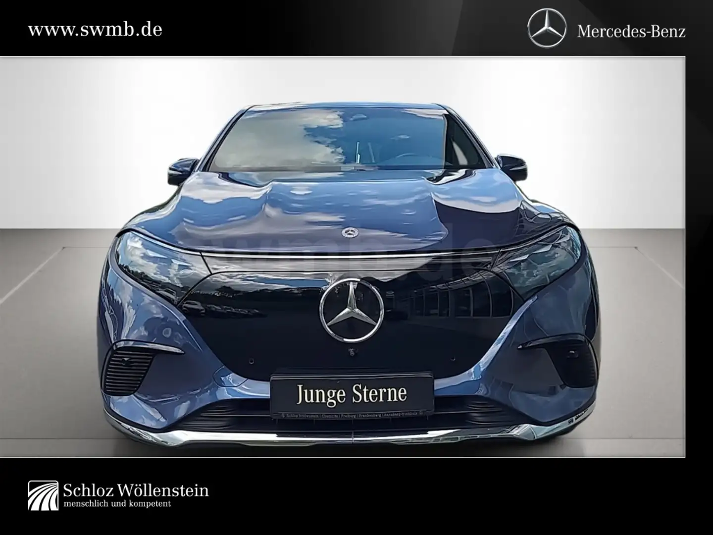 Mercedes-Benz EQS SUV 500 4M ElectricArt/Fahrass/Hyperscreen Blau - 2