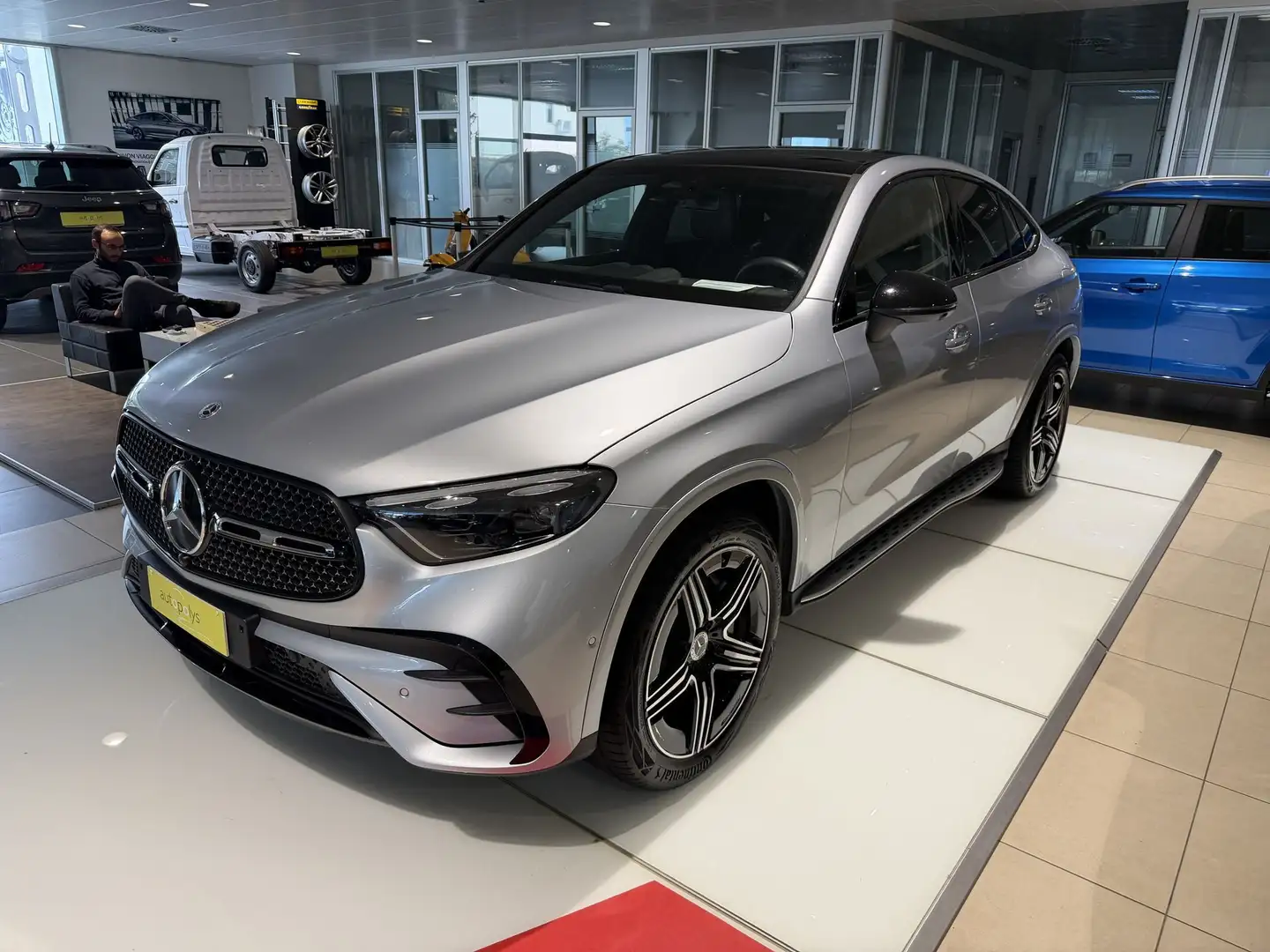 Mercedes-Benz GLC 300 Coupe de phev AMG Line Premium Plus 4matic auto Silber - 1