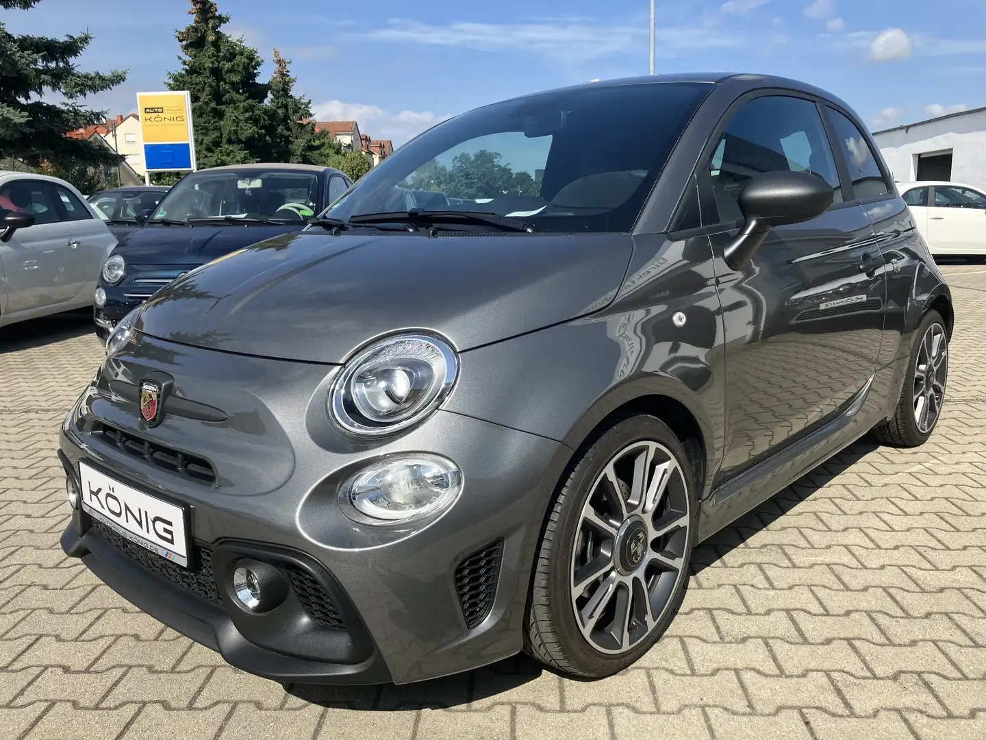 Abarth 500 1,4 T-Jet 595 Turismo Gris - 1